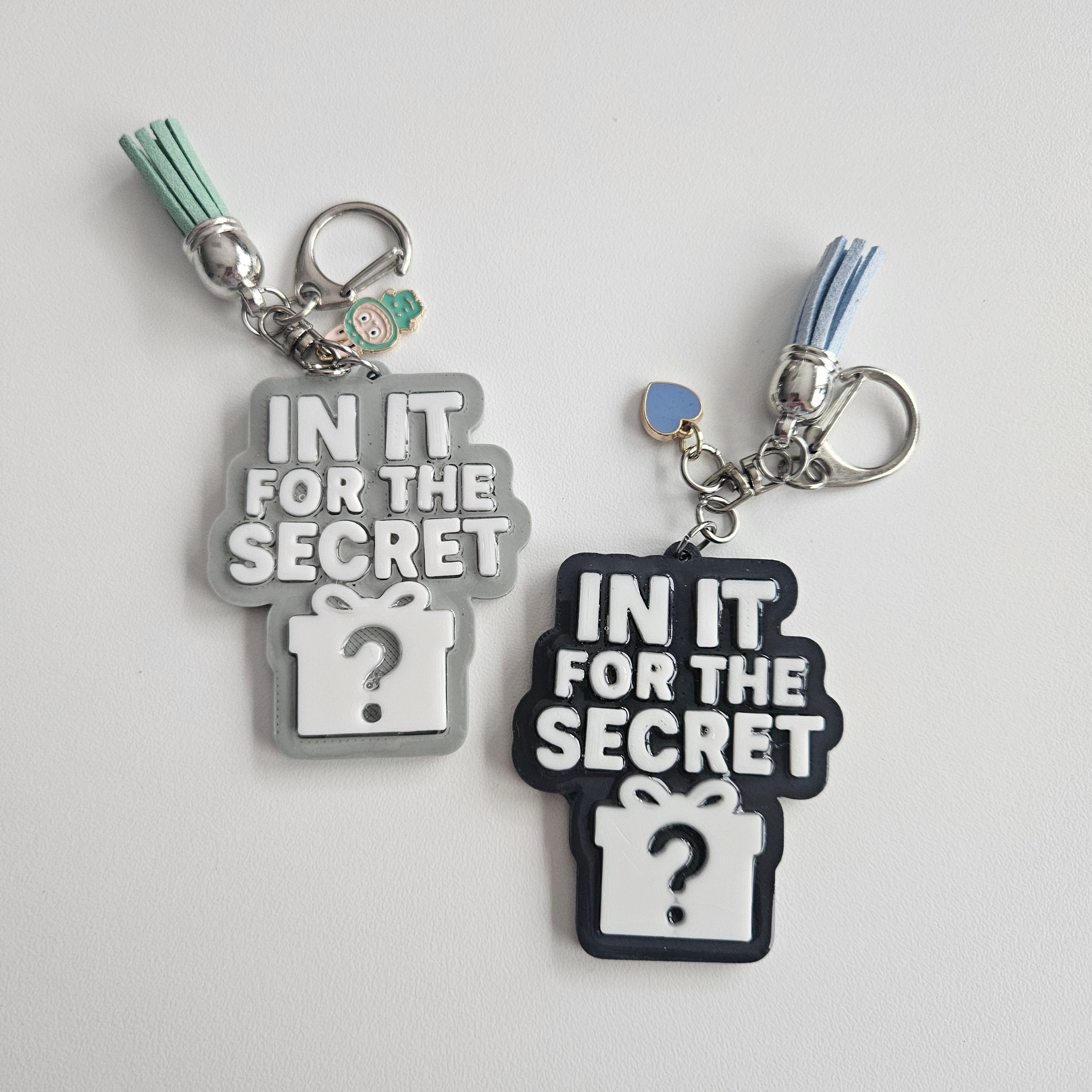 "In It For The Secret" Keychain