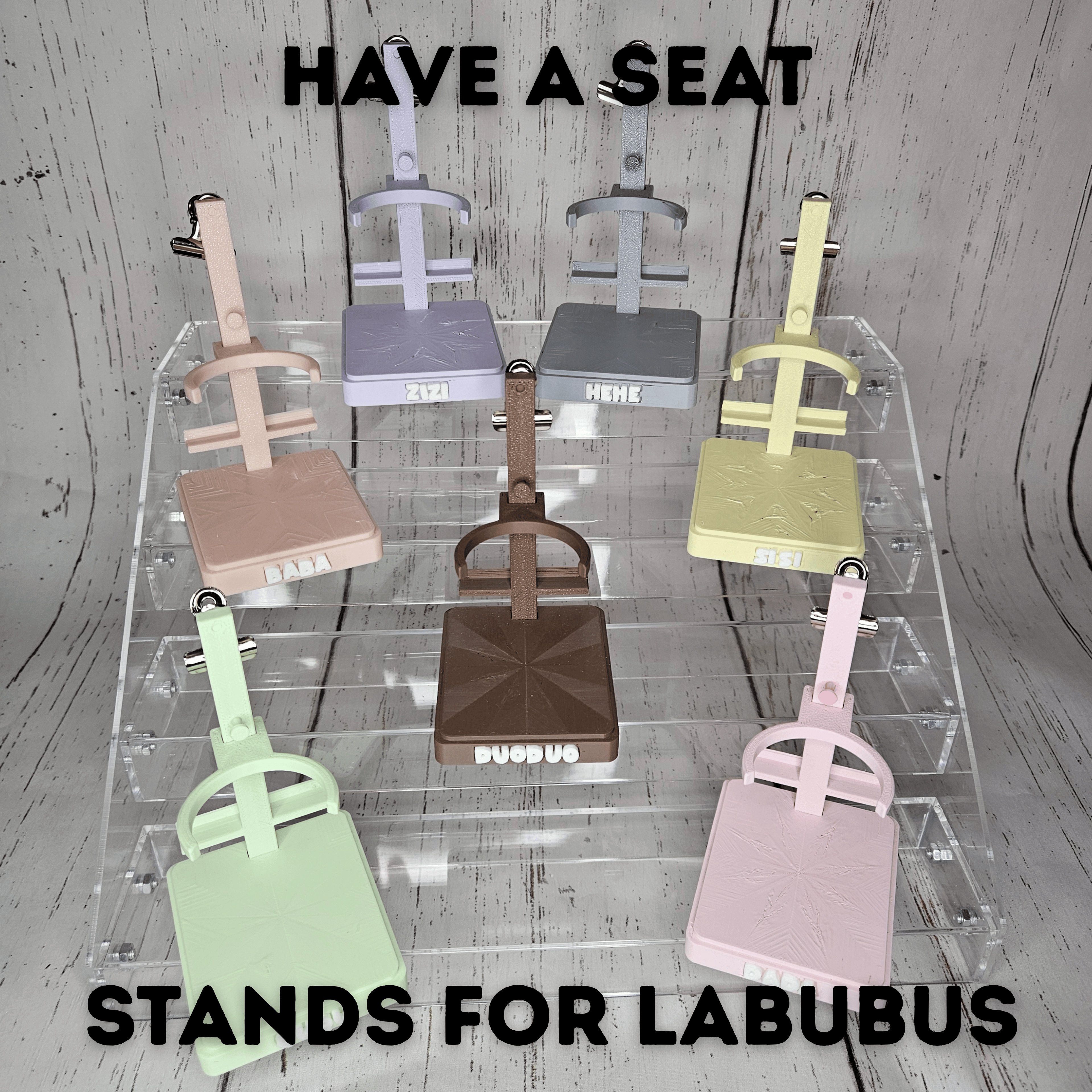 Have A Seat Labubu Stands
