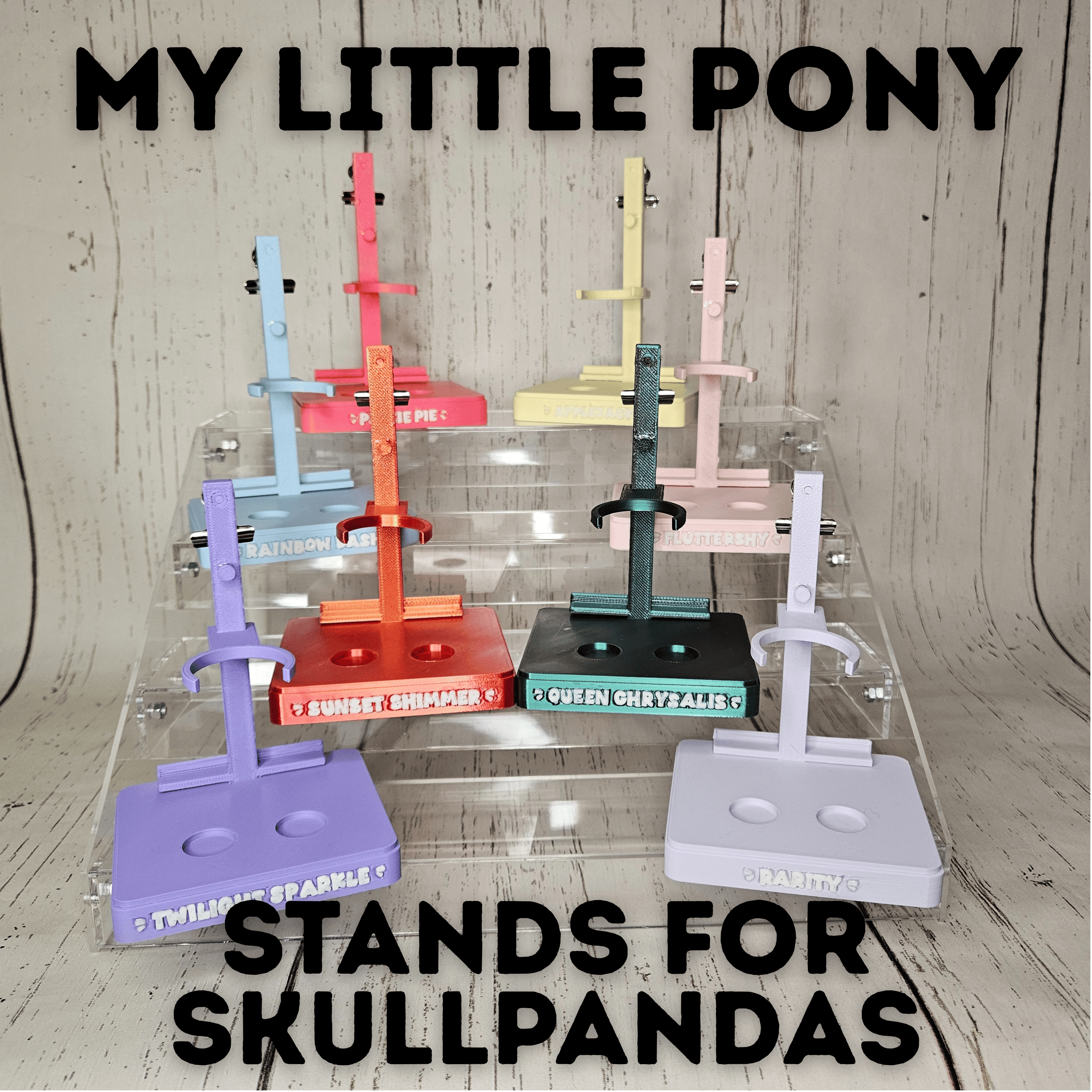 My Little Pony Skullpanda Stands