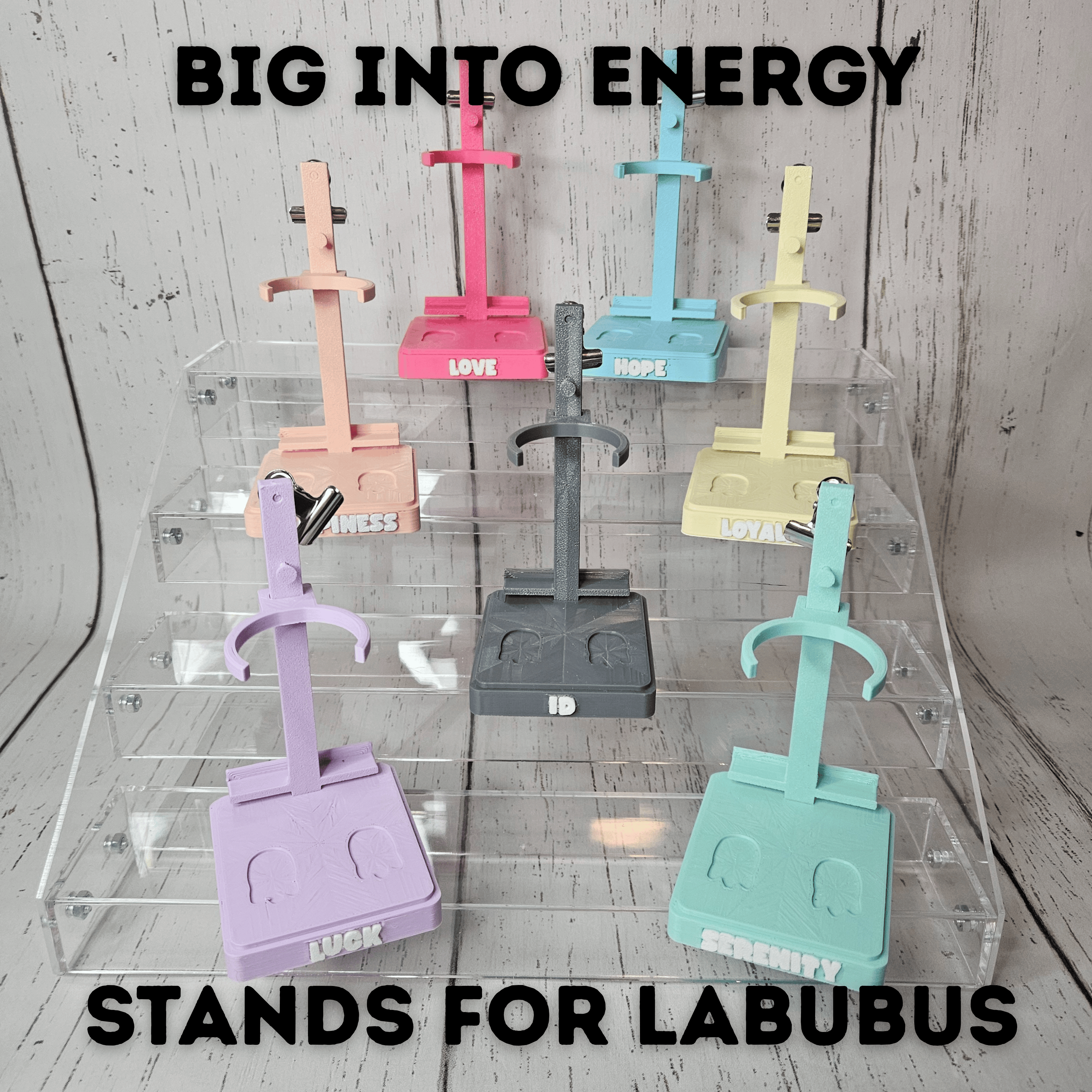Big Into Energy Labubu Stands