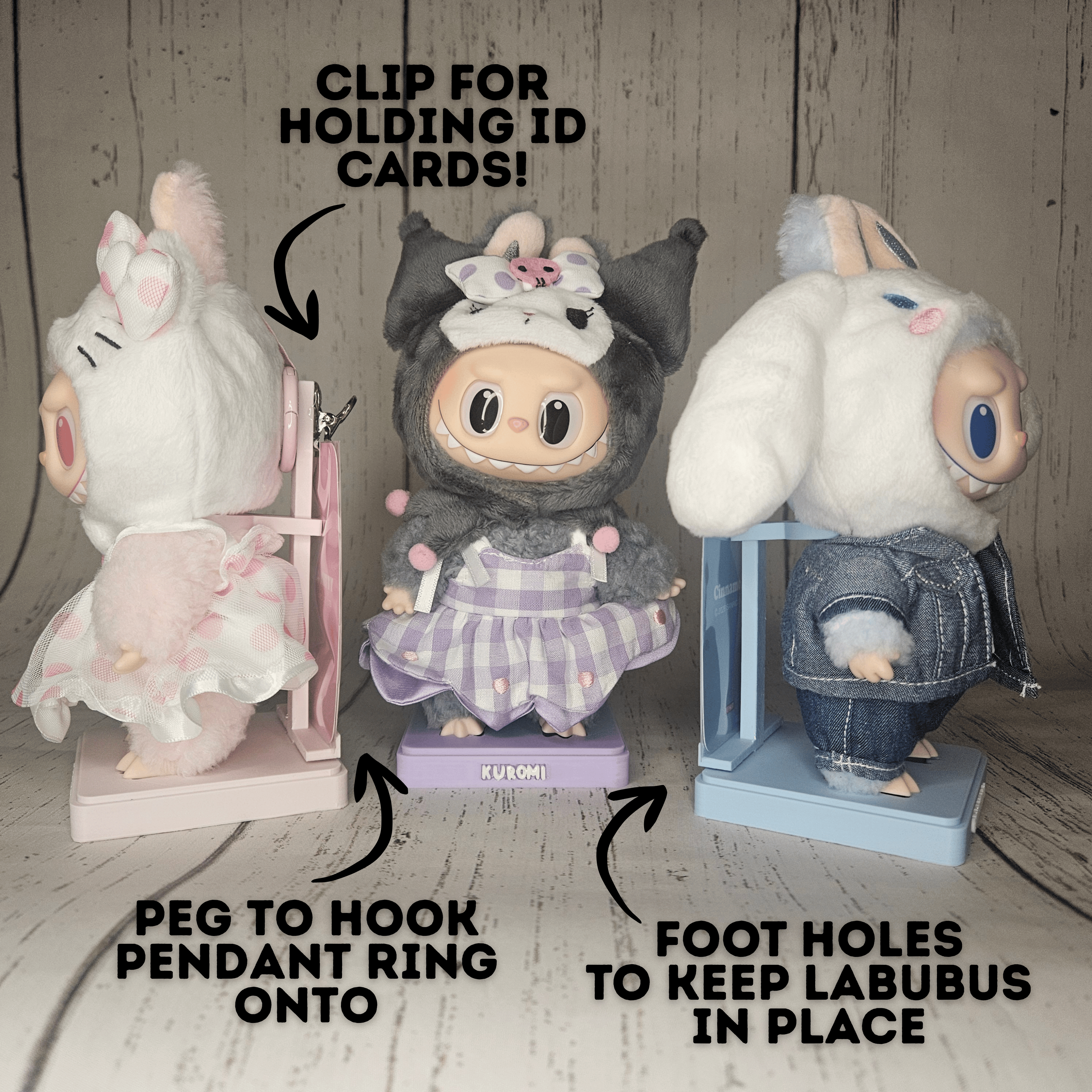 Sanrio x Labubu Stands