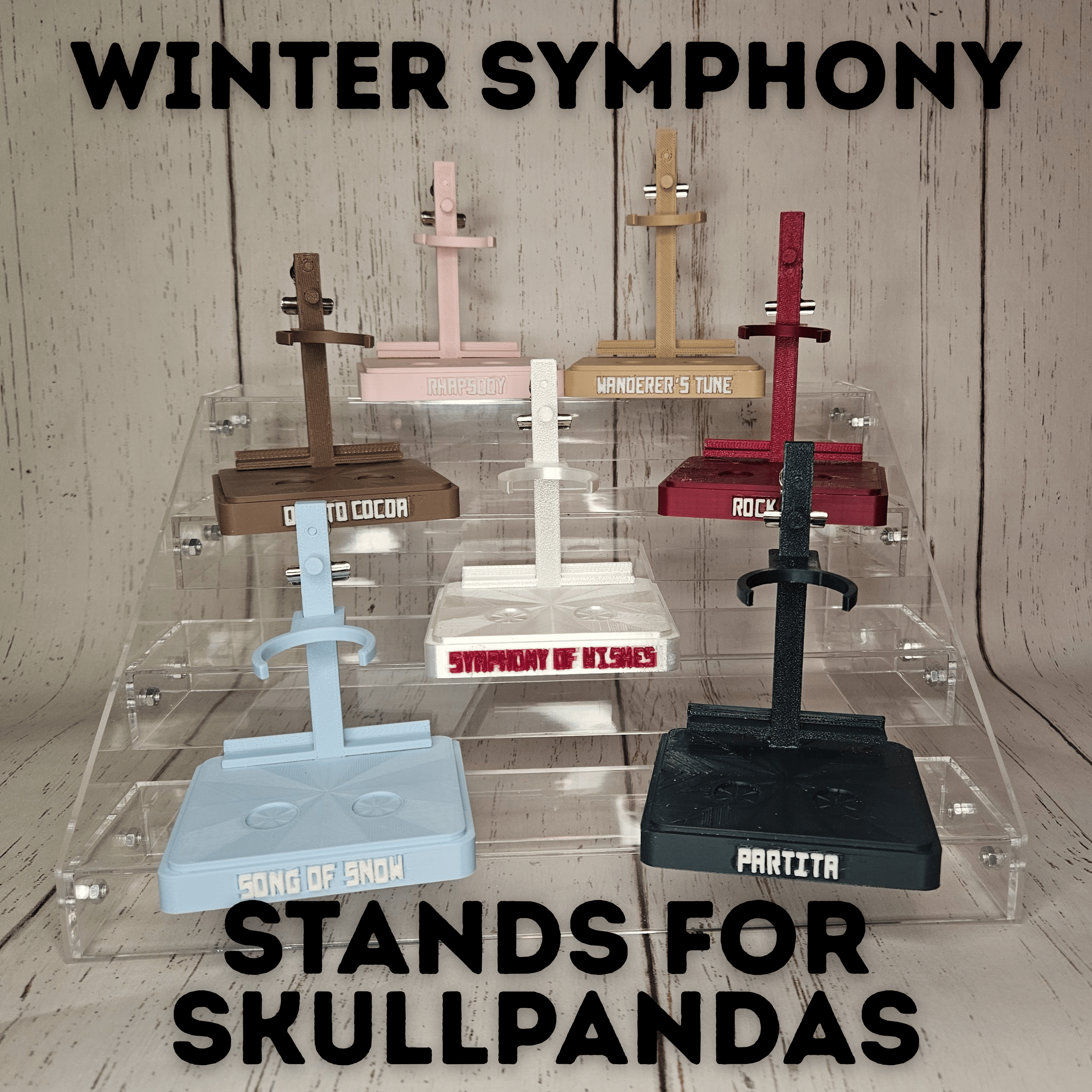 Winter Symphony Skullpanda Stands
