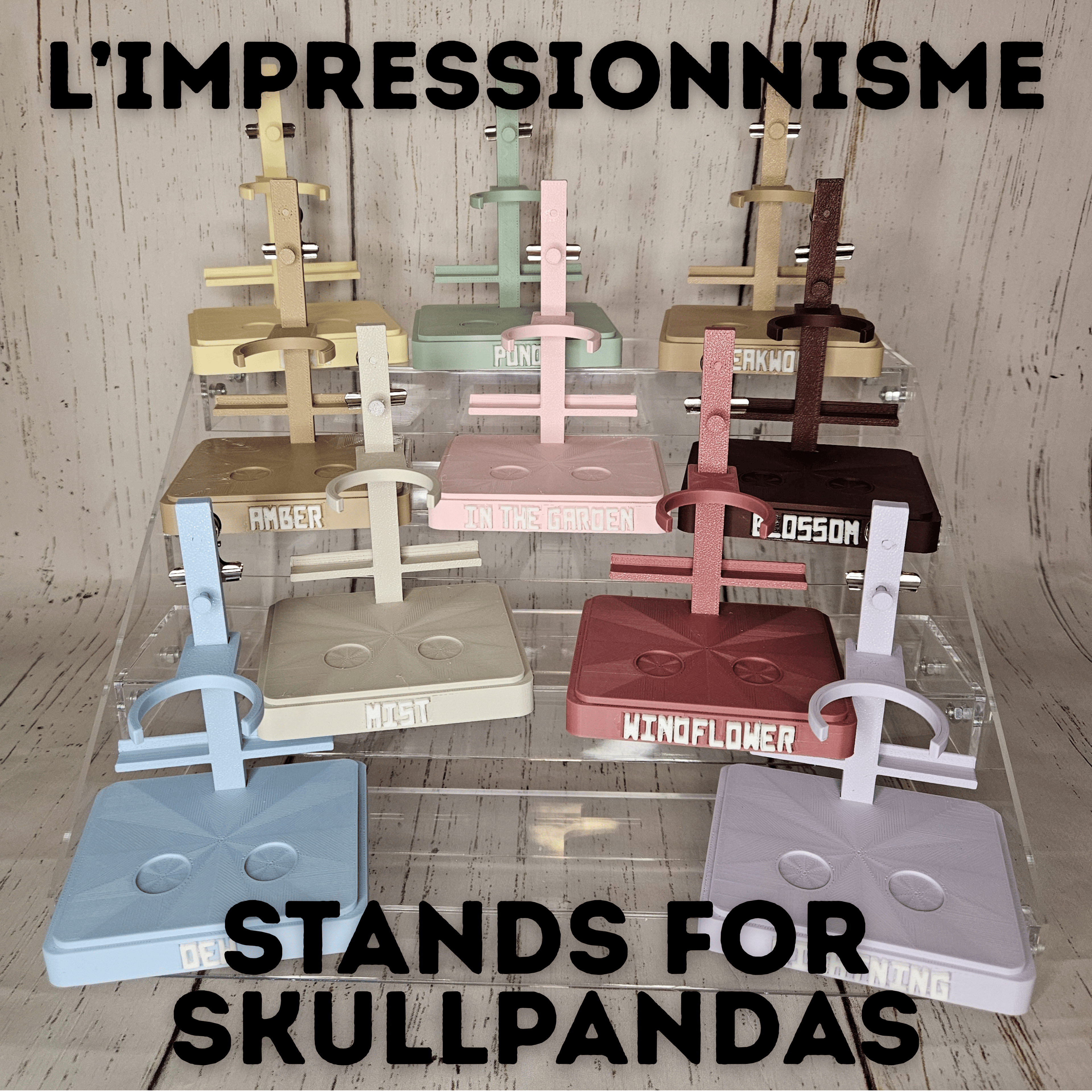 L'impressionnisme Skullpanda Stands