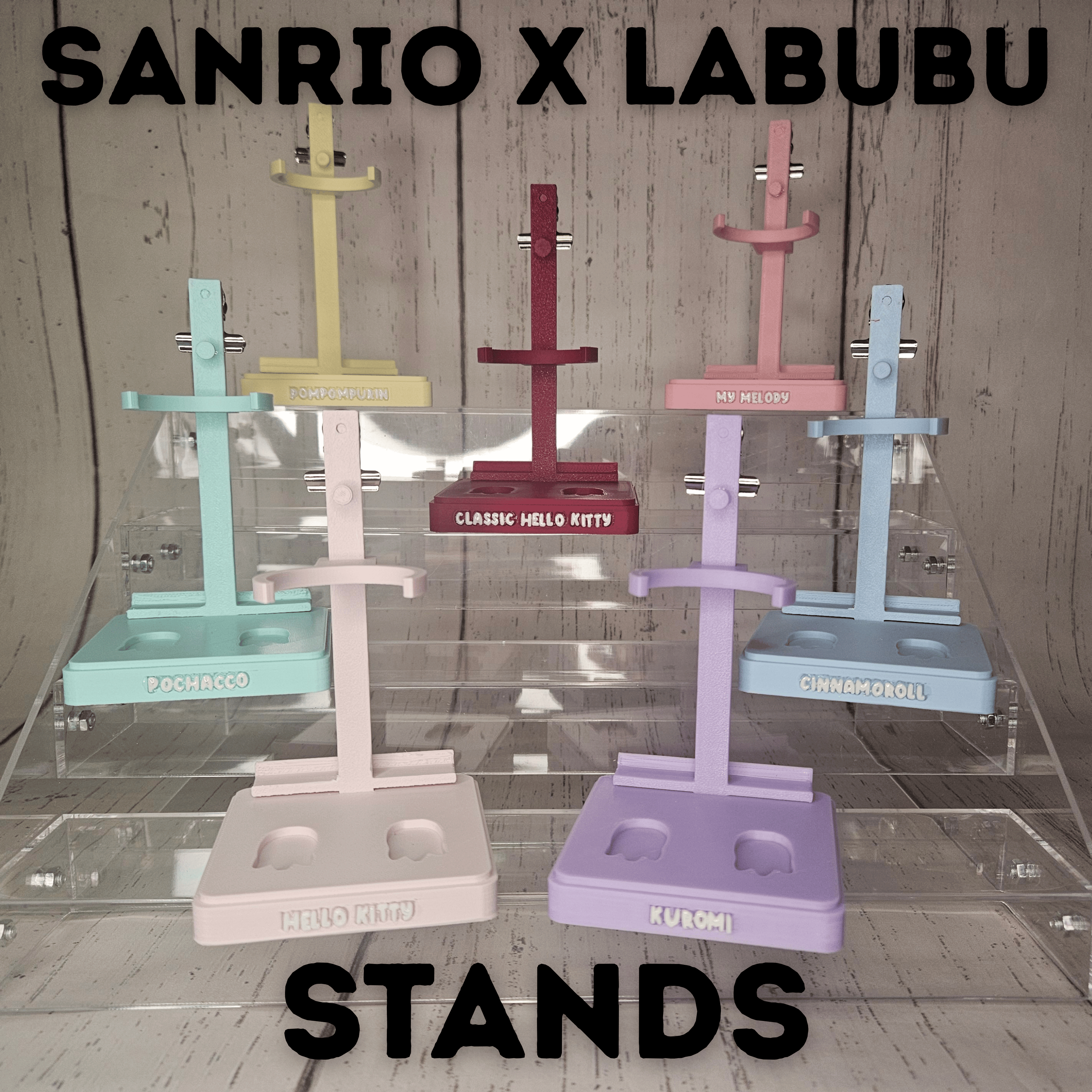 Sanrio x Labubu Stands