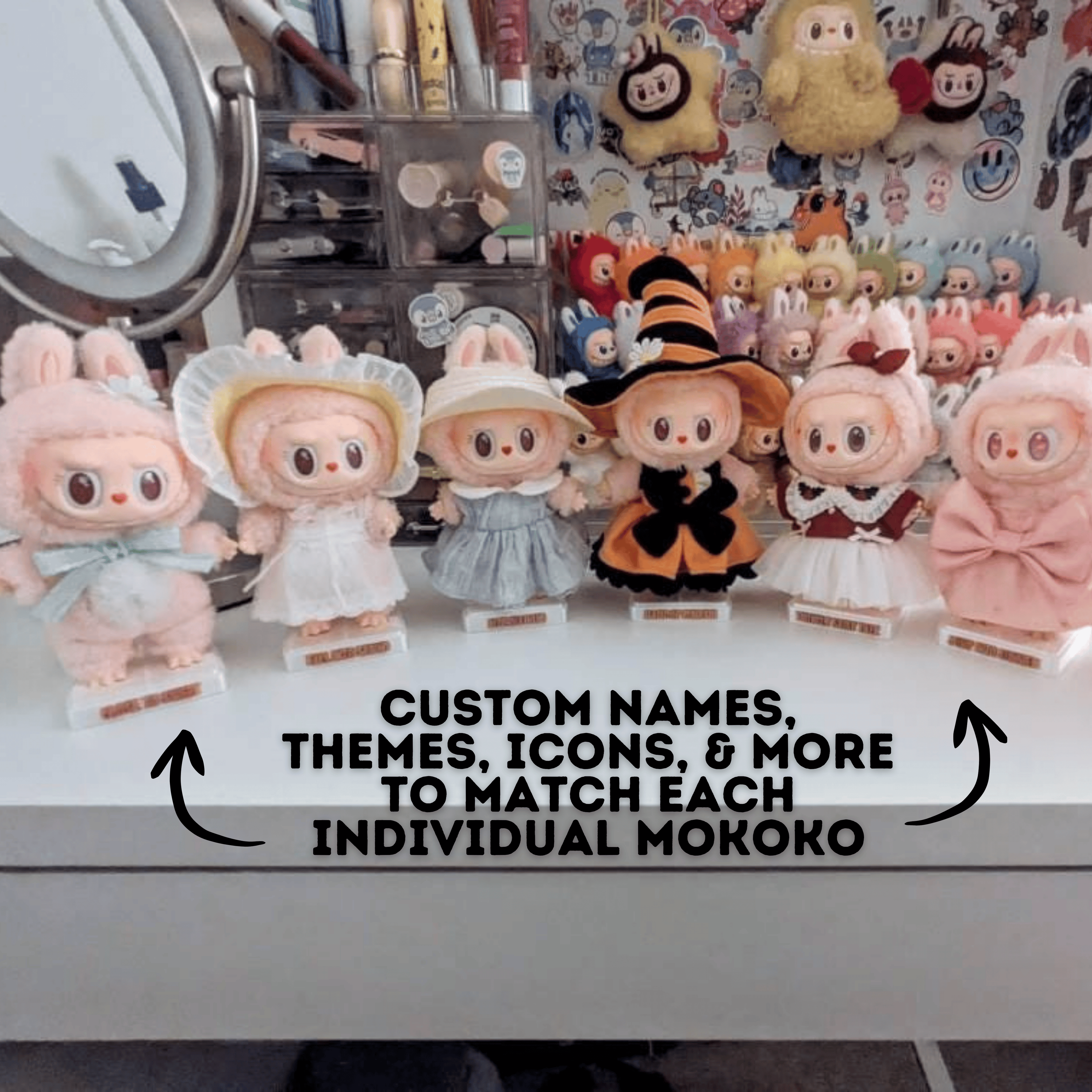 Mokoko Stands (Regular 17cm Size)